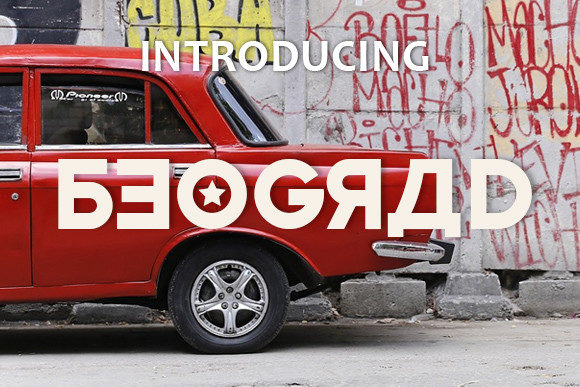 Beograd: A Bold Display Font for Standout Design