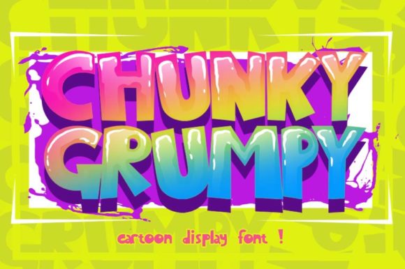 Chunky Grumpy: The Bold Display Font That Adds Instant Personality