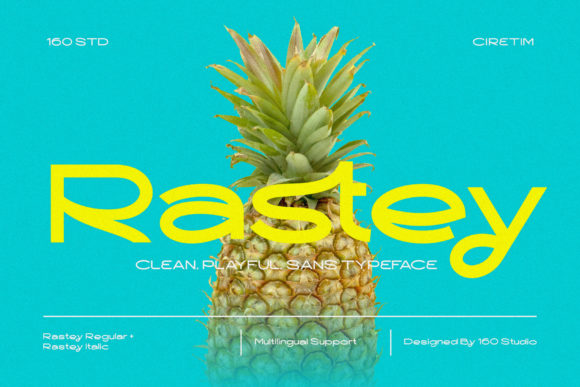 Rastey: A Modern Display Font for Creative Projects