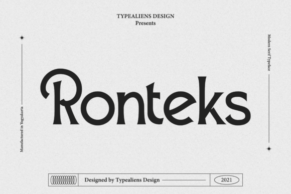 Ronteks Font Review: A Vintage Display Type for Distinctive Branding