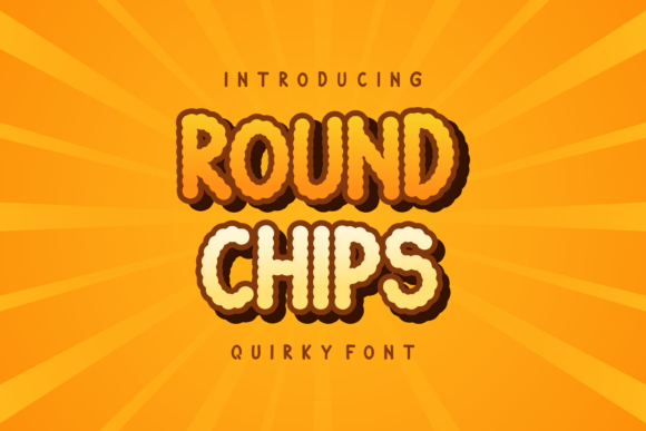Round Chips: Elevating Visual Communication with Playful Typography