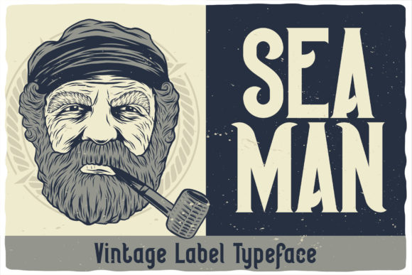 Seaman: Elevating Visual Identity Through Vintage Boldness