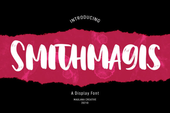 Smithmagis: Elevating Visual Identity with Brushed, Thick Typography