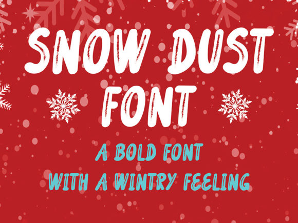 Snow Dust: Elevating Design with a Cool, Brushed Display Font