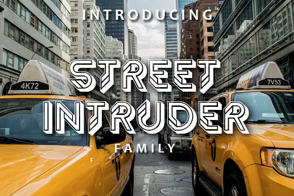 Street Intruder: Bold 3D Typography for Impactful Design