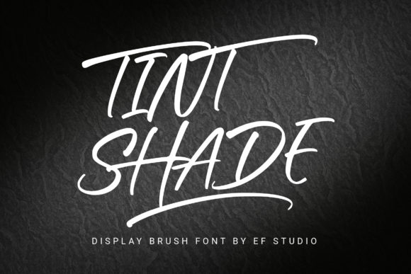 Tint Shade: The Urban Brushed Font for Bold Designs