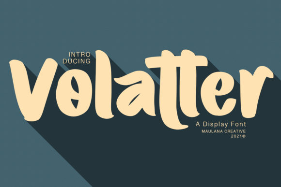 Volatter: Why This Brushed Display Font Is the Secret Weapon for Modern Designers